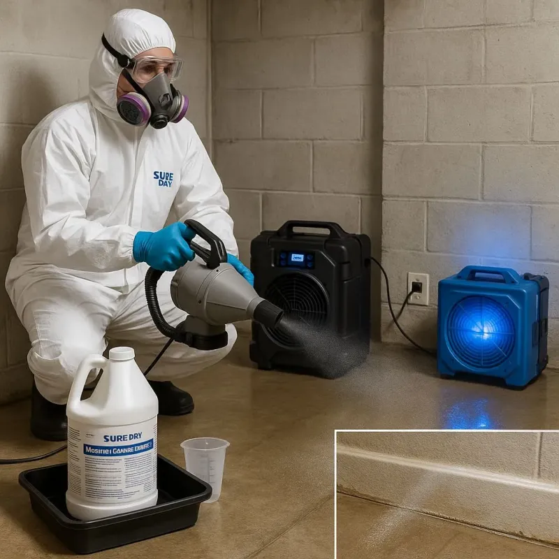 Sanitization and Odor Removal process in Castle Hills, TX
