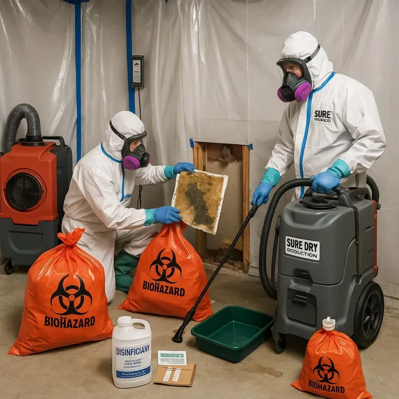 Contaminated Water Handling Protocols process in Castle Hills, TX